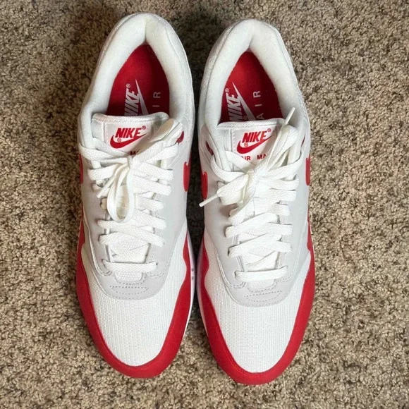 Nike Air Max 1 OG Anniversary 'Red' 2017 - Picture 3 of 6